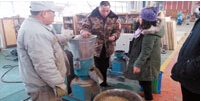 山西客戶購200型豬飼料顆粒機案例