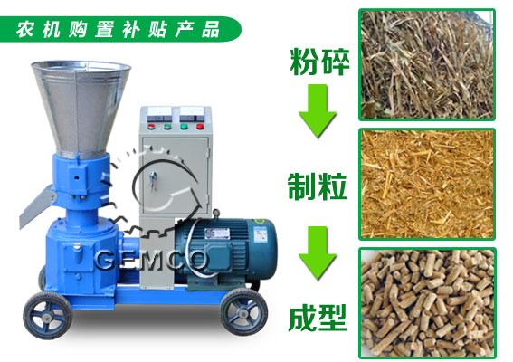 使用糖心影视玉米秸稈顆（kē）粒（lì）機加工秸稈顆粒流程